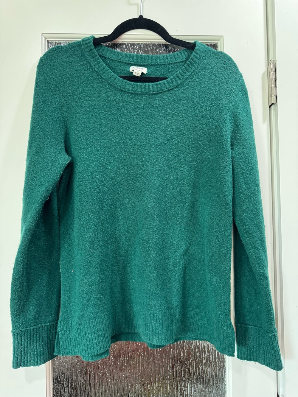 J. Crew Emerald Green Crewneck Sweater